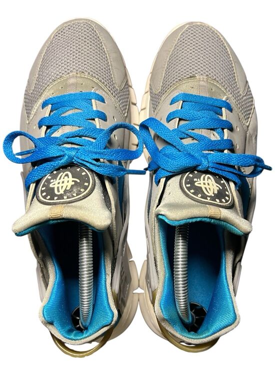 Nike Huarache Free Shield Gray Neptune Blue Athletic Running Shoes Men\'s Size 10 main image 8